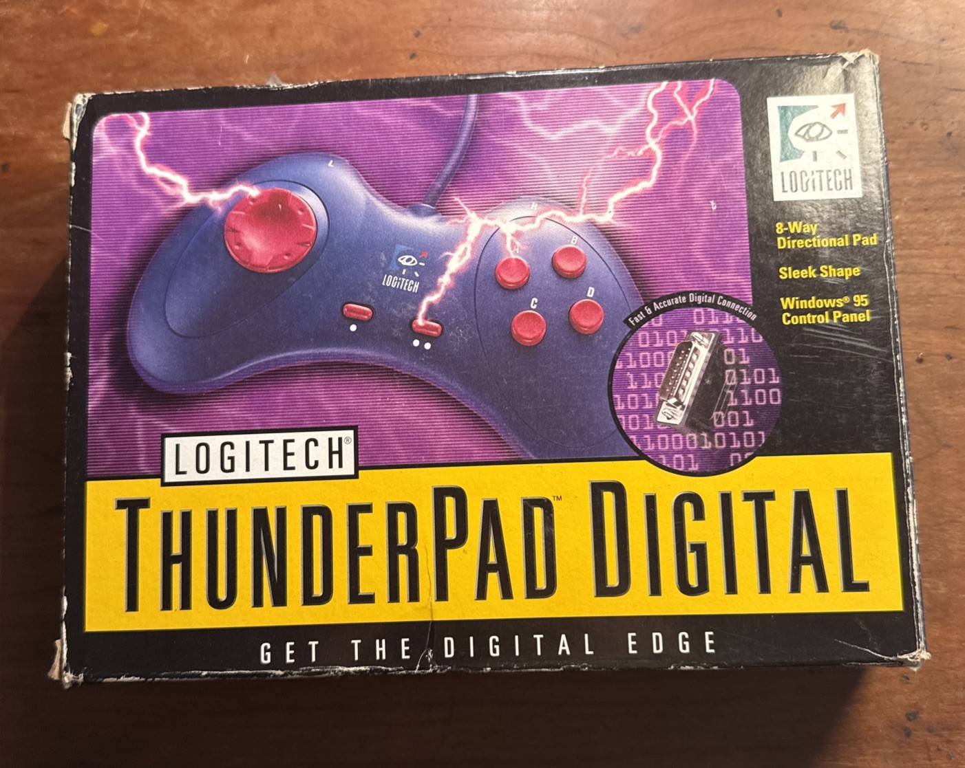 Vintage Logitech Thunderpad Controller Windows 95 NOS