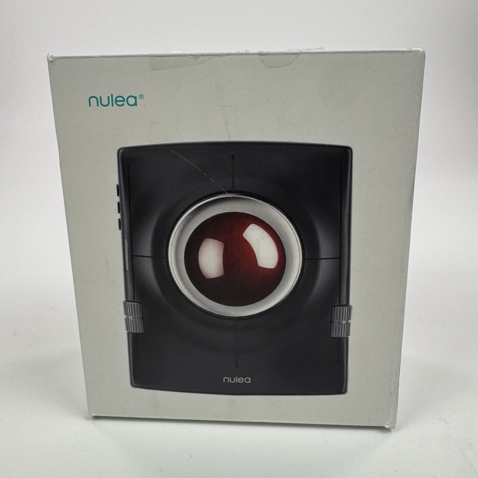 Nulea M512 Wireless Trackball Mouse Ergonomic 55mm Ambidextrous 1600 DPI BT Red