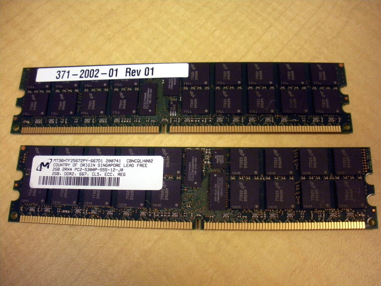 Sun X5288A-Z 540-7062 4GB (2x 2GB) Memory Kit 371-2002 for Ultra 40 M2, X2200 M2