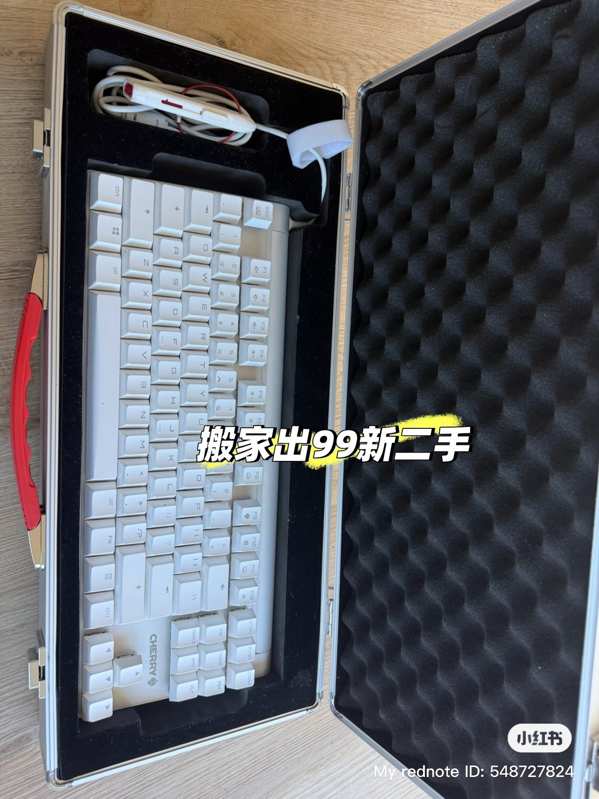 CHERRY MX Board 8.0 RGB Wired Mechanical Keyboard, White, RGB Backlit QWERTY 