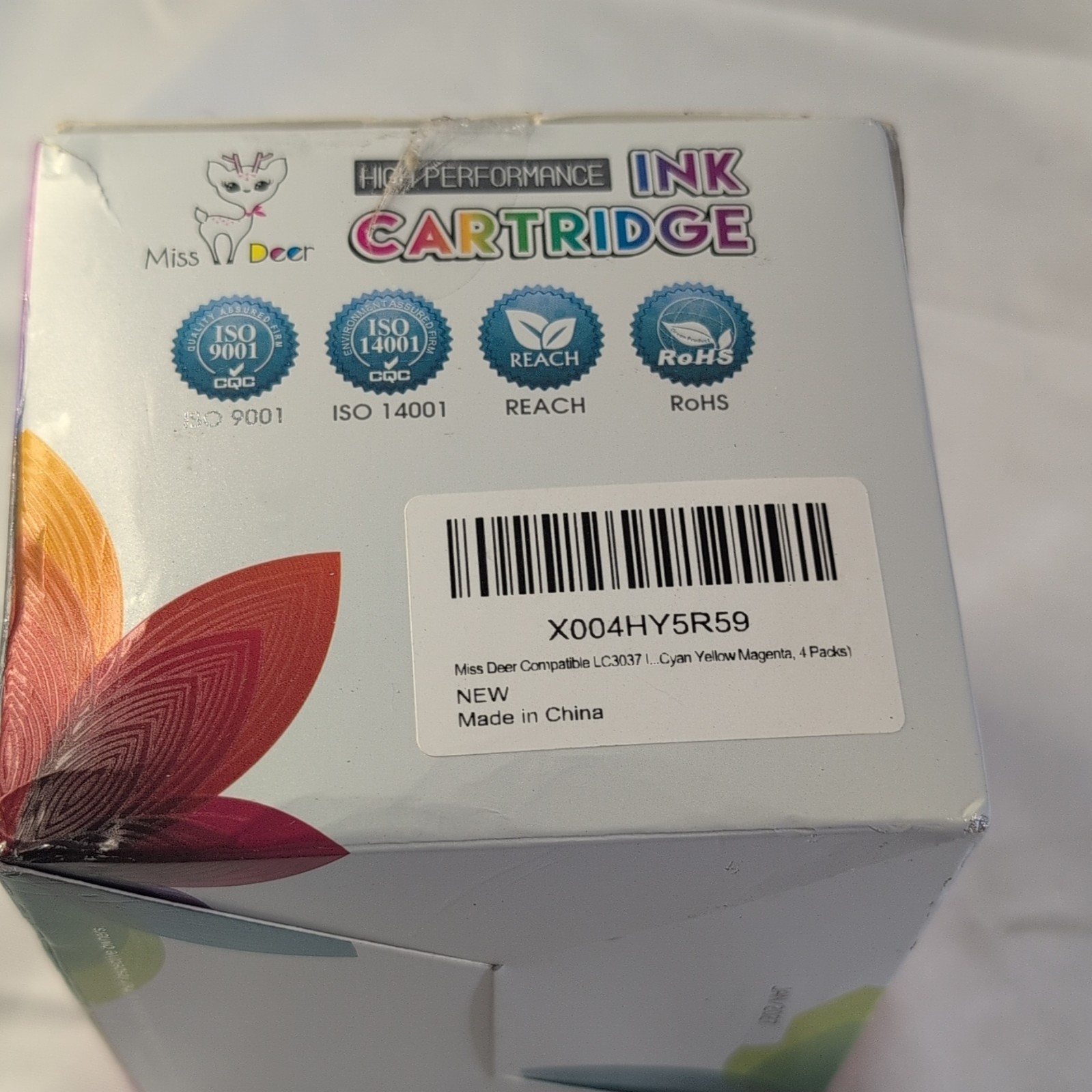 Miss Deer LC3037 XXL High Yield Compatible Ink Cartridges BK/C/Y for Brother