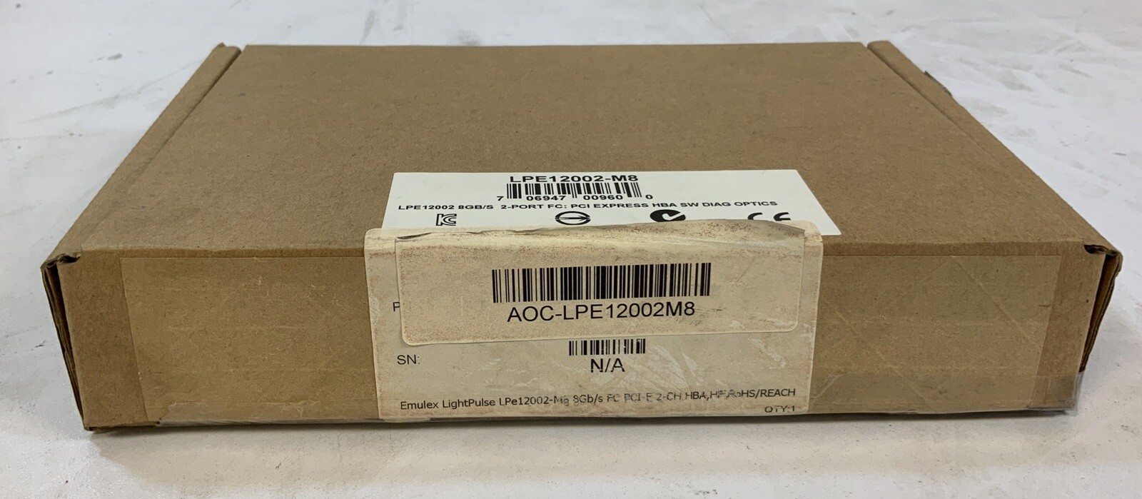 Supermicro LPe12002-M8 Emulex LightPulse 8GB Dual Ports Fibre PCI-E￼-O1B