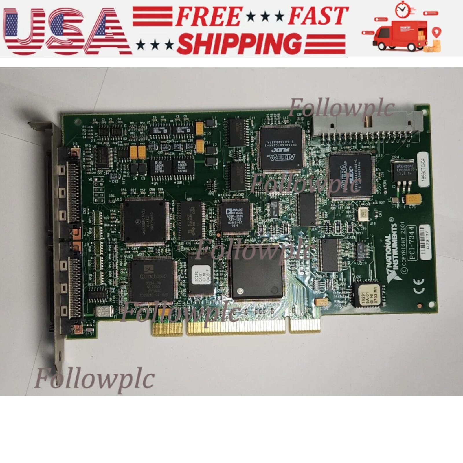US FREE TAX NEW NI PCI-7344 PCI 4-axis Stepper Control Card.