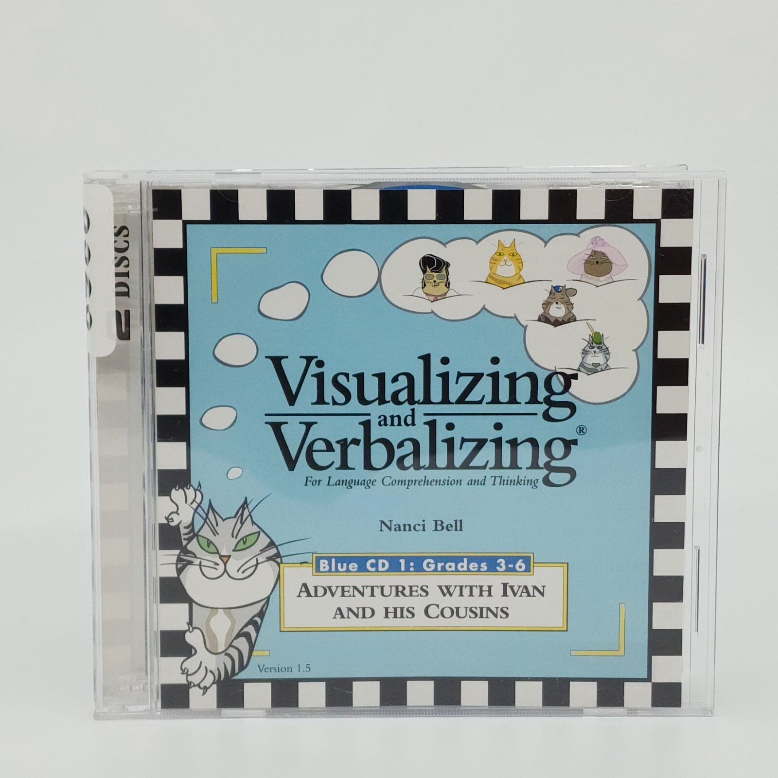Visualizing And Verbalizing Blue CD-ROM Grades 3-6 Windows Mac 2-Disc Nanci Bell