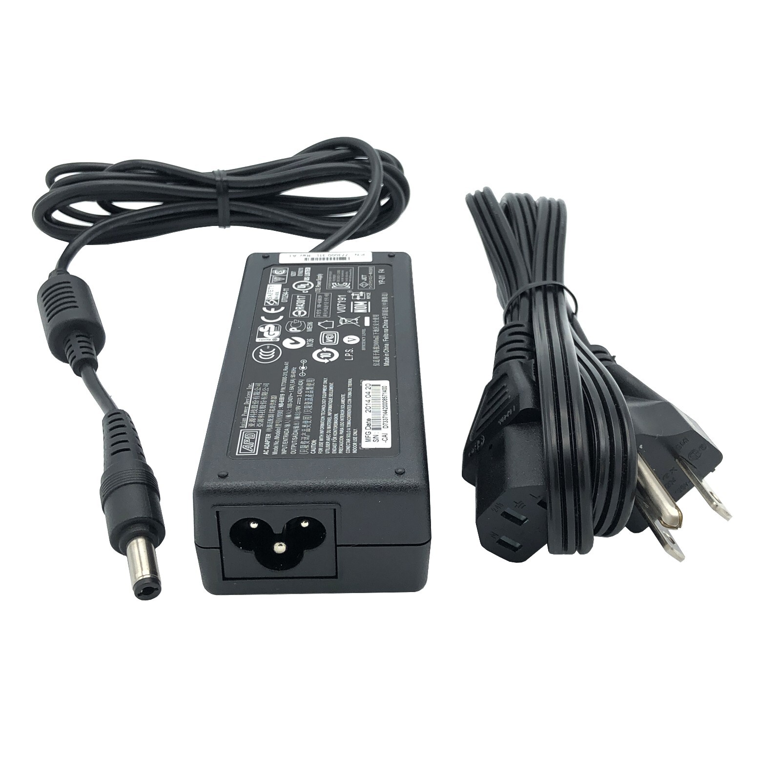 Original APD 65W AC Adapter for ASUS VG279QM VG27AQ VG27AQE VG27BQ Monitor