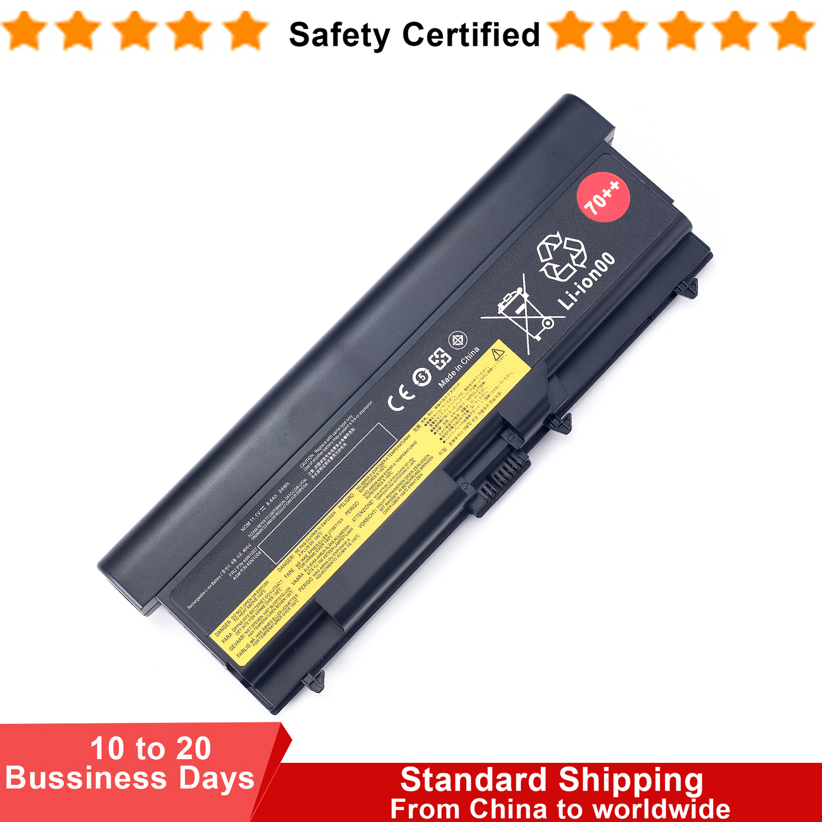 94Wh 70++ 0A36303 Battery For Lenovo ThinkPad T420 T410 T530 T520 T510 T430 W510