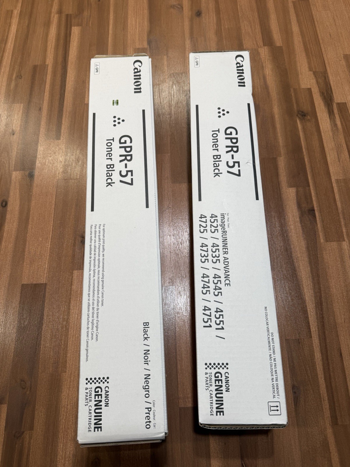 Qty 2 Canon GPR-57 Black