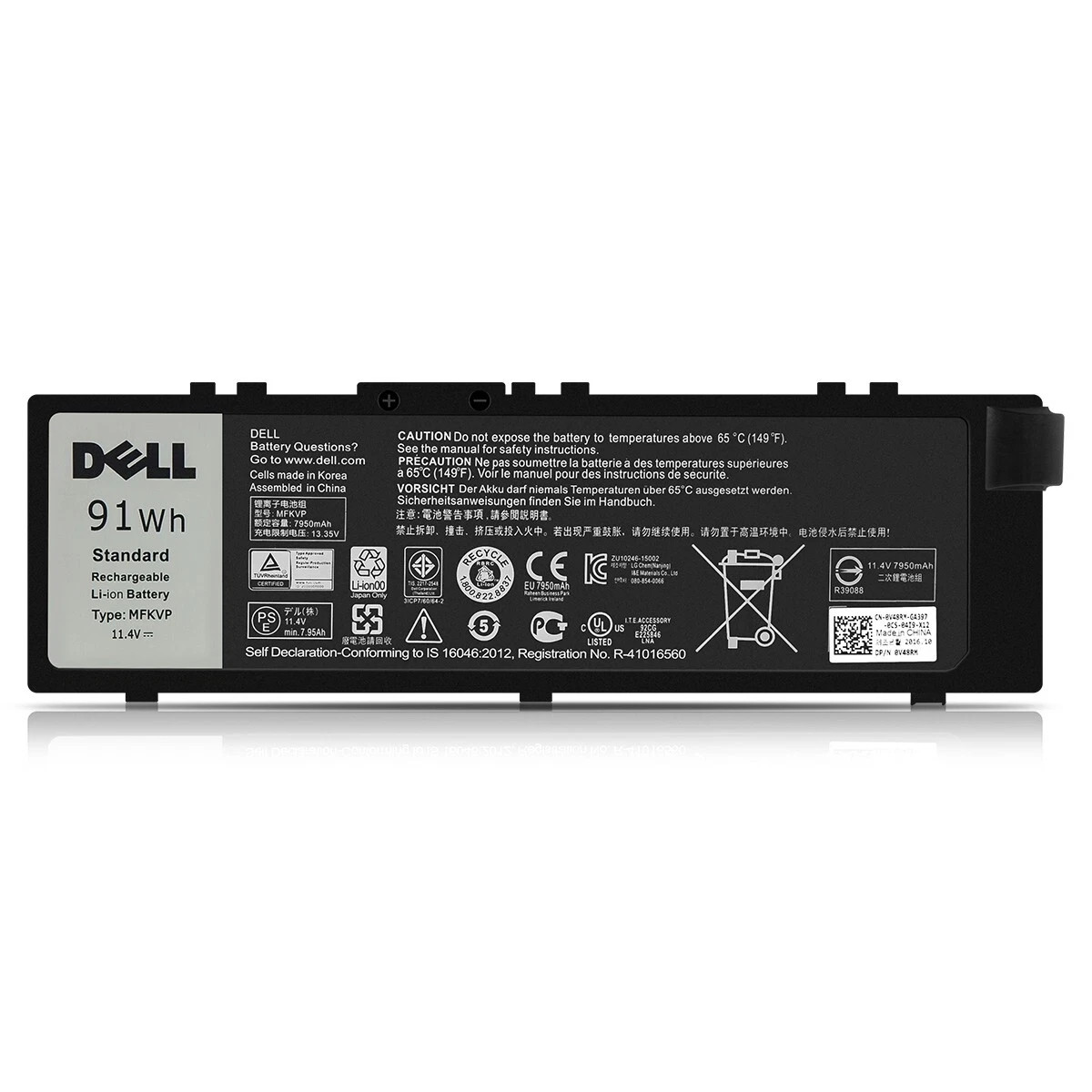 Genuine Battery MFKVP For Dell Precision 15 7510 7520 17 7710 7720 M7510 M7710