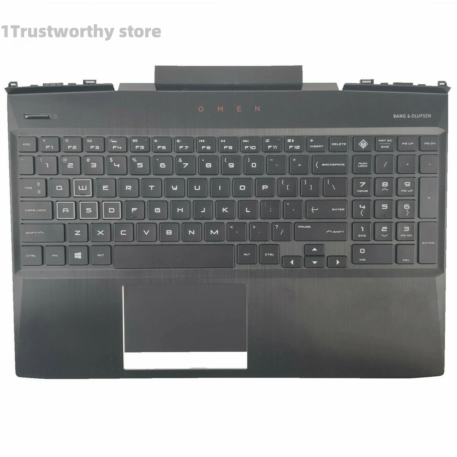 New For HP Omen 15-DC 15-DC0005TX TPN-Q211 Palmrest with White Backlit Keyboard
