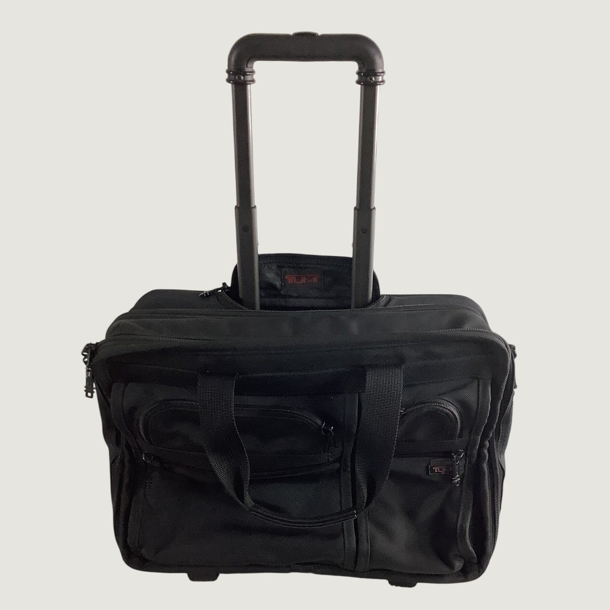 Tumi Black Ballistic Nylon Rolling Laptop Briefcase Travel Bag