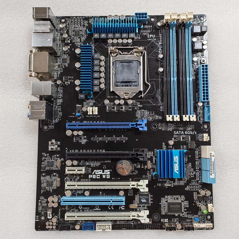 For ASUS P8C WS Motherboard LGA1155 DDR3 Tested OK
