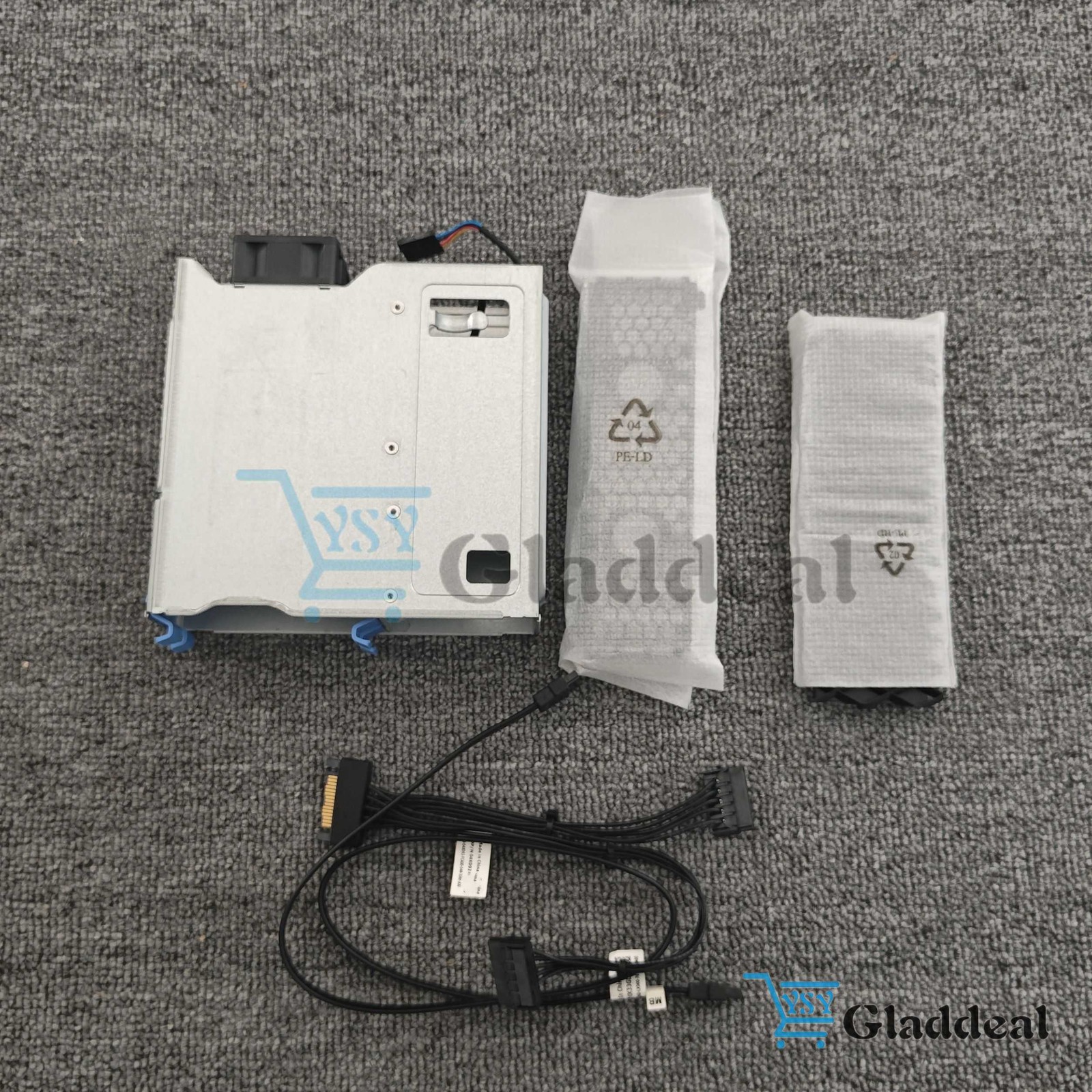 New For Dell Precision T5820 T7820 5.25 to 2x 2.5” Optical bay caddy HDD Cage