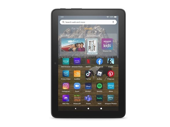 Amazon Fire HD 8 tablet, 8” HD Display, 32 GB 12th gen 2022 Release, Black