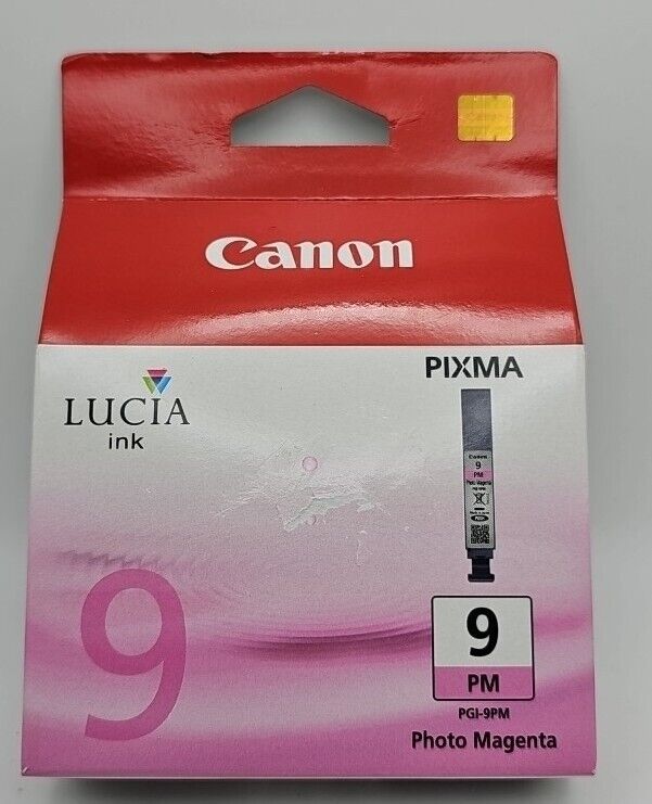 *NEW* Canon Ink Photo Magenta Lucia Pixma 1036B001AA PGI-9M Genuine OEM