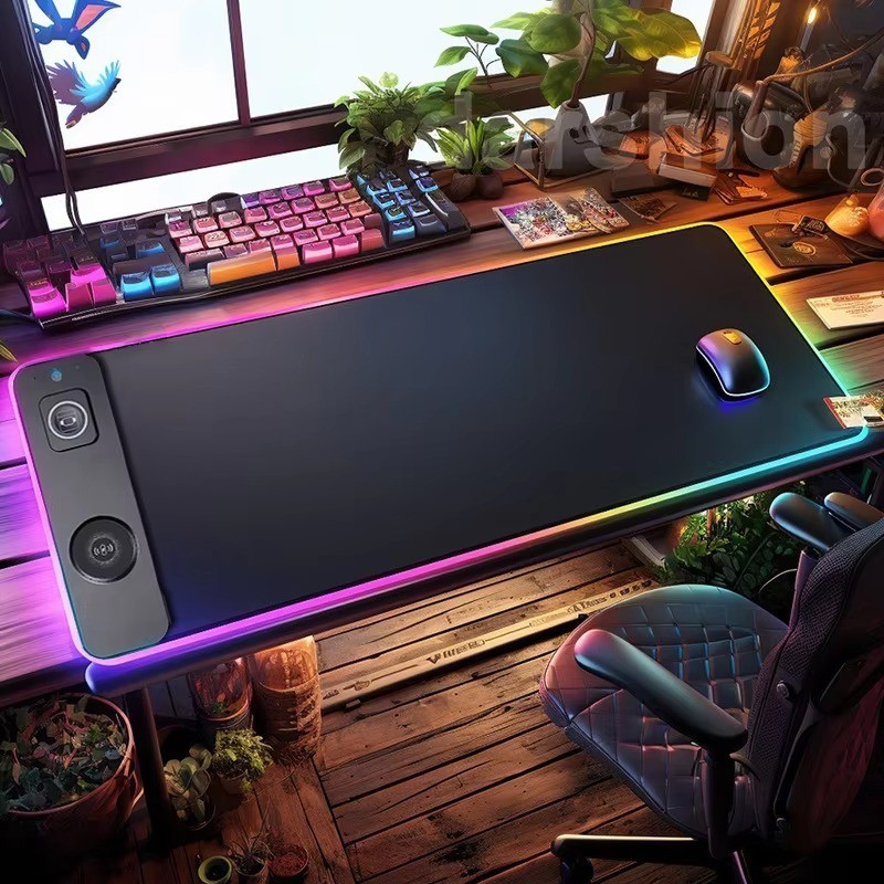 3 IN 1 Mouse Pad RGB Wireless Charging