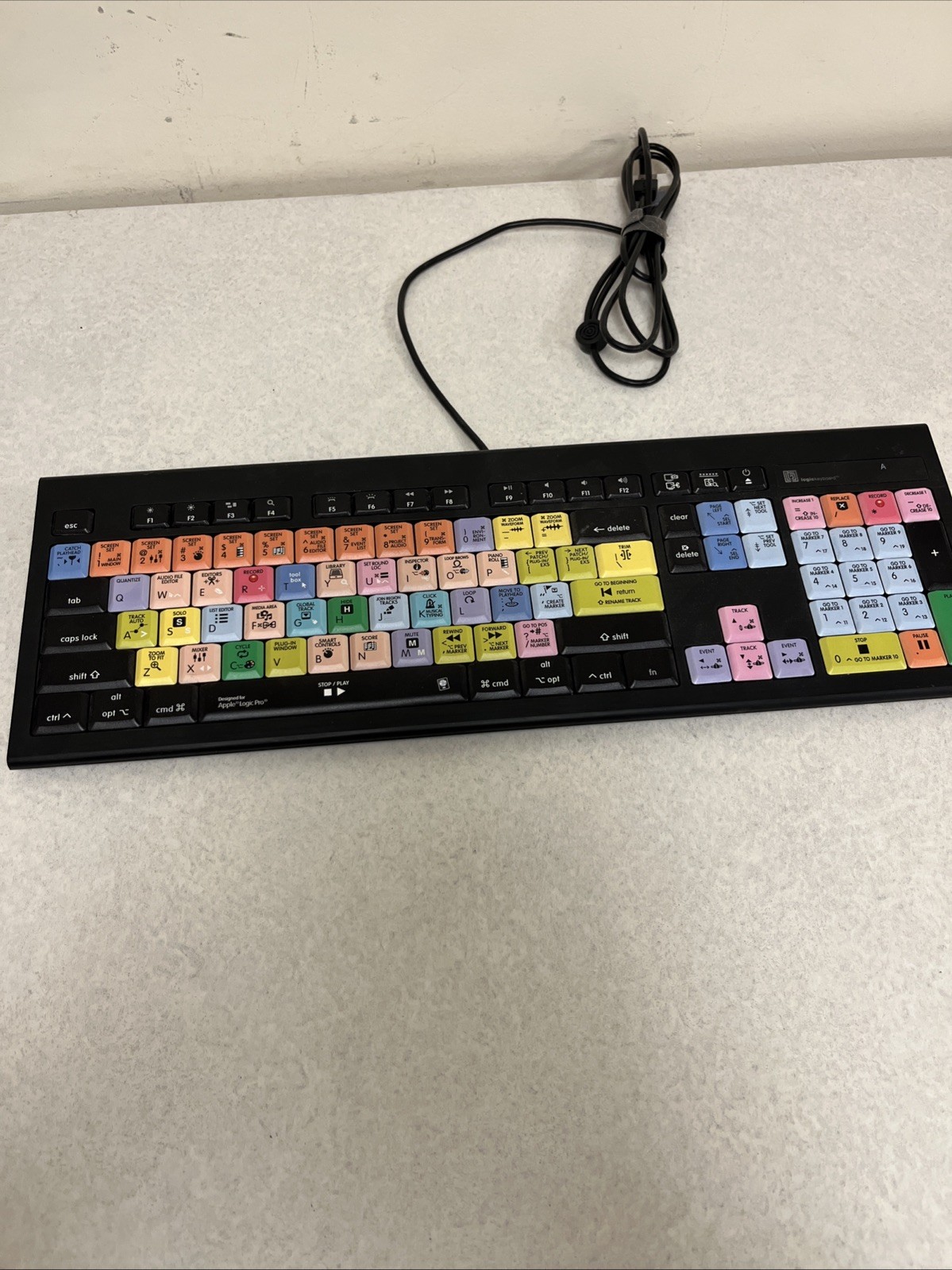 Logickeyboards Astra Avid USB Backlit Shortcut Keyboard mac model KB-MBWH