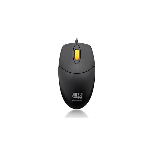 Adesso IMOUSE W3 WATERPROOF MOUSE W/ MAG SCROLL MEDICAL GRADE USB BLACK