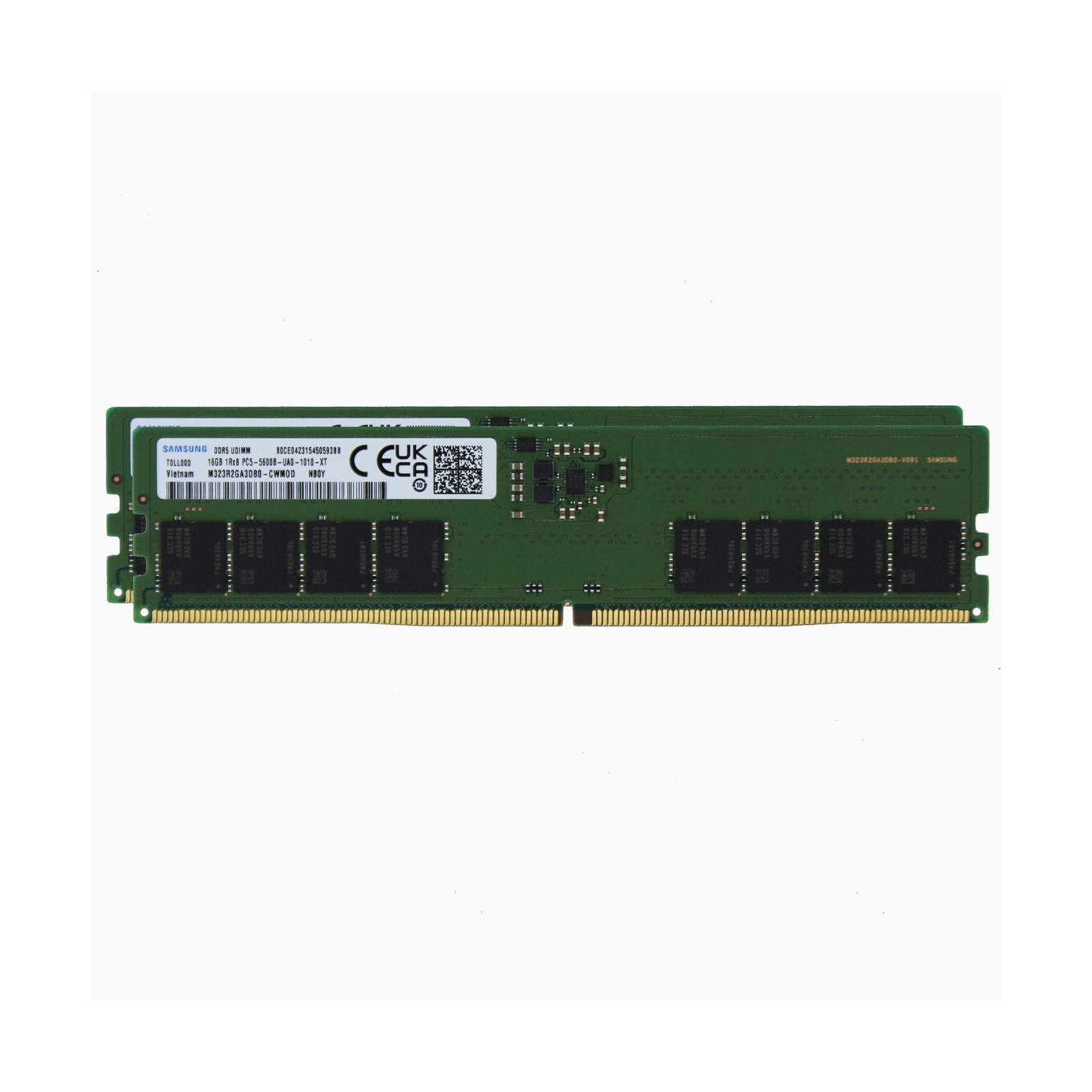 Samsung 16GB (2x16GB) DDR5 5600MHz High-Performance Gaming RAM PC5-44800 UDIM...
