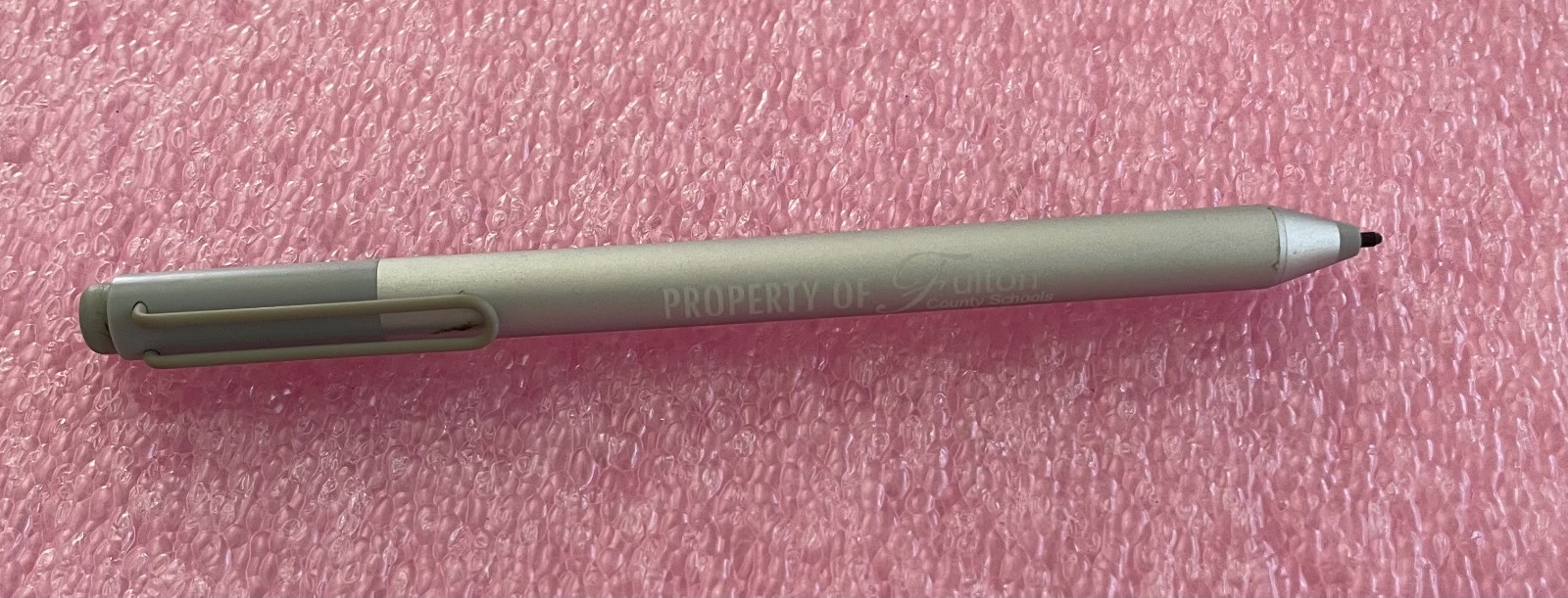 Genuine Microsoft Surface Pen Pro 7/6/5,Pro 4, Pro 3, Go, Book-Silver *Engraved*