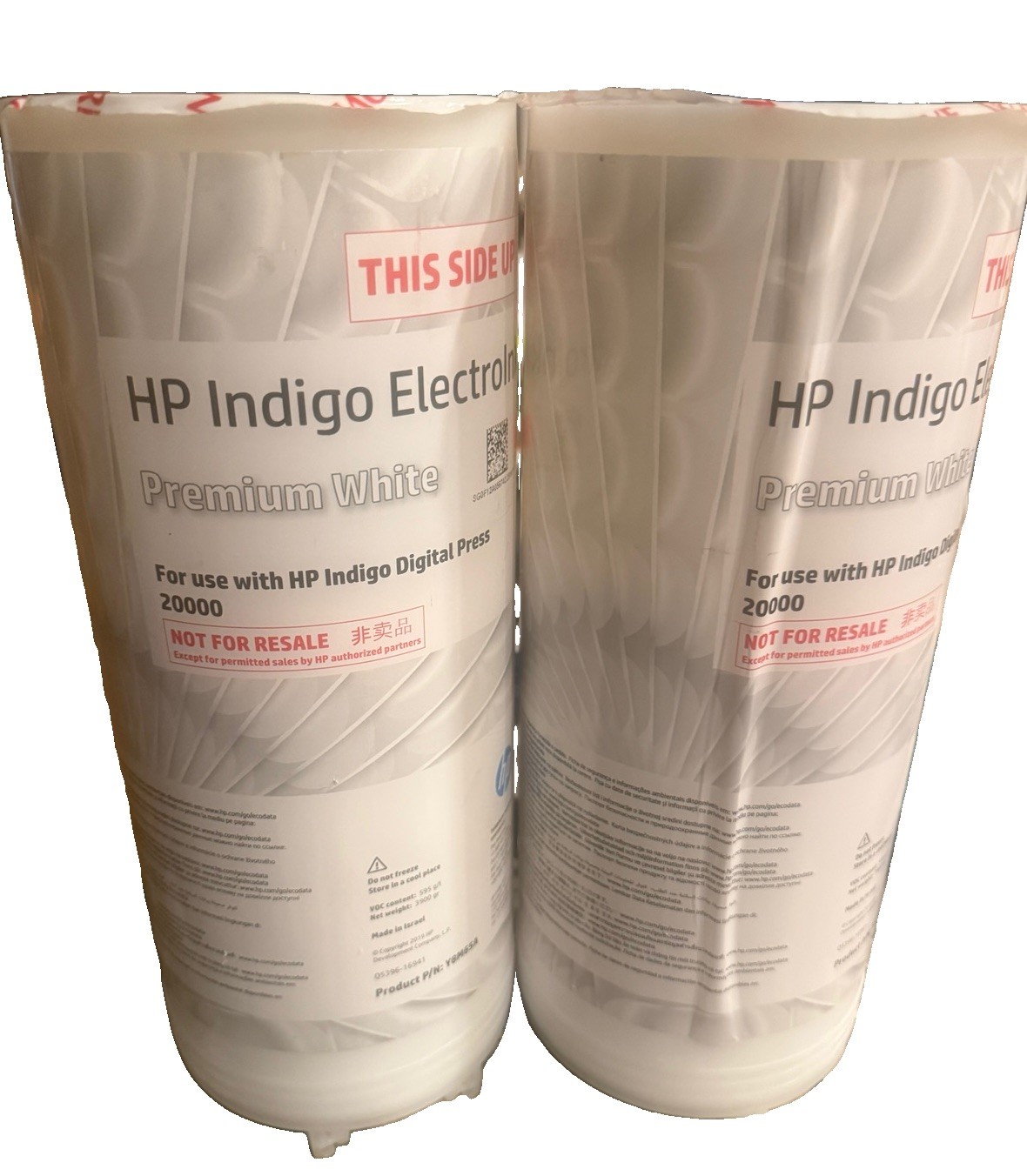 HP INDIGO ElectroInk, Premium White for HP Indigo Digital Press 20000 (2 Pieces)