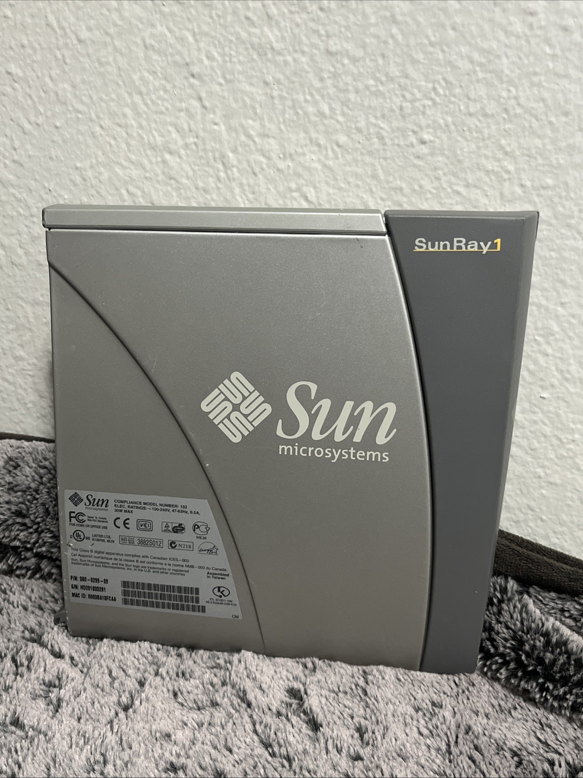 Sun  MicroSystems  Sun Ray 1 380-0299-03