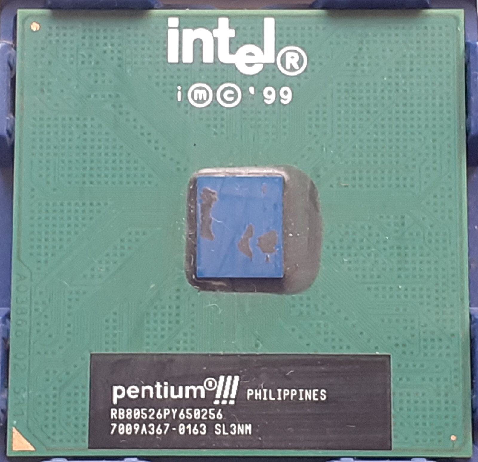 INTEL PENTIUM 3@650 Mhz@SOCKET 370 CPU@COPPERMINE CORE@FULLY TESTED SL3NM@RARE