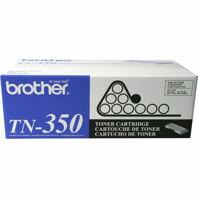 Brother TN350 2500 Pages Toner Cartridge - Black