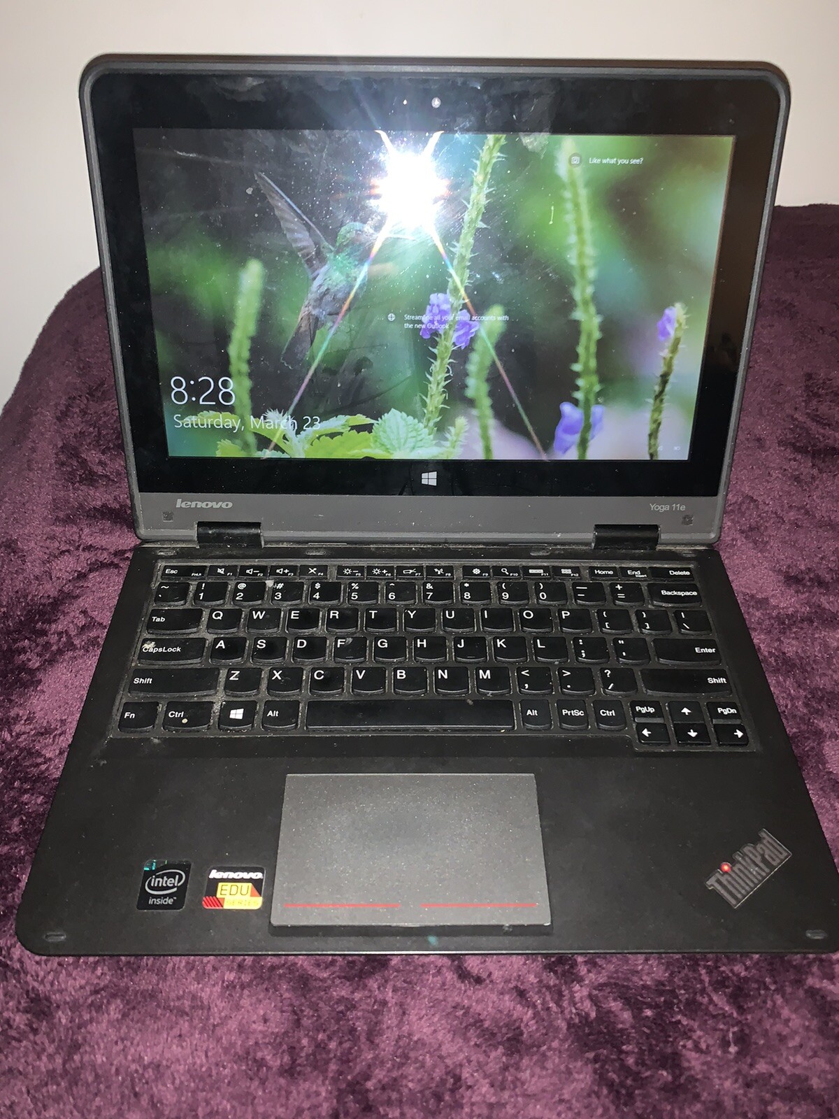 12in ThinkPad Lenovo 125 Gb