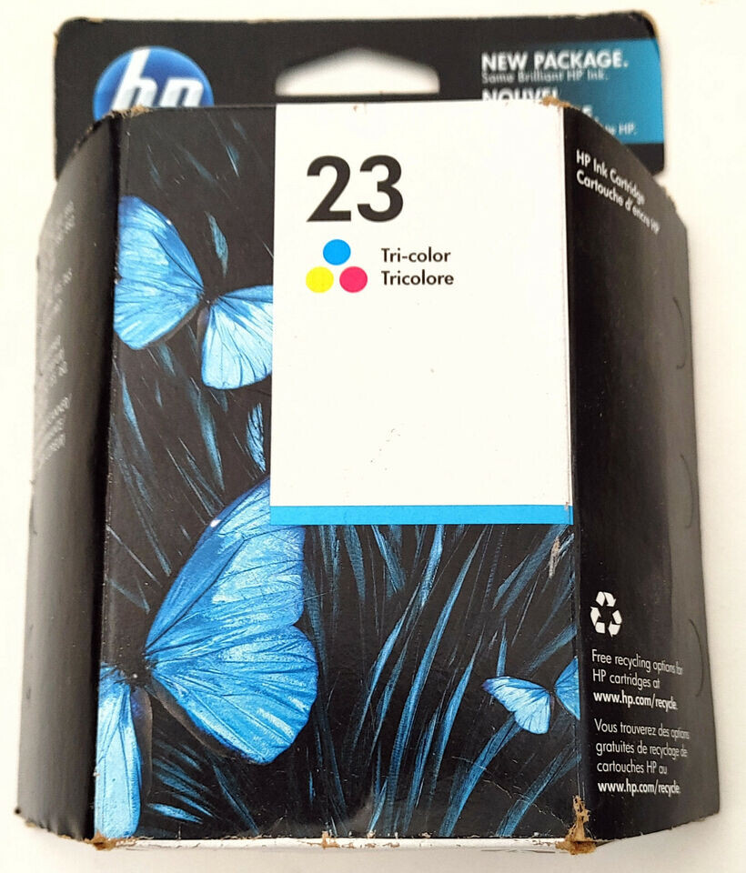 HP 23 Tri Color. C1823D New In Box Genuine OEM