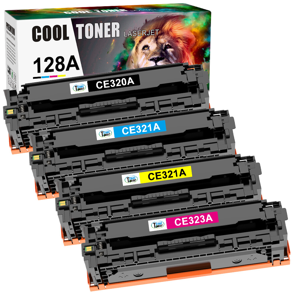 Color CE320A Toner Compatible With HP 128A LaserJet Pro CM1415fnw CP1525 CP1525n