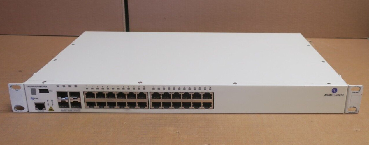 Alcatel-Lucent OmniSwitch OS6400-P24 20x 1GbE PoE +4x SFP/RJ45 1U Switch No PSU
