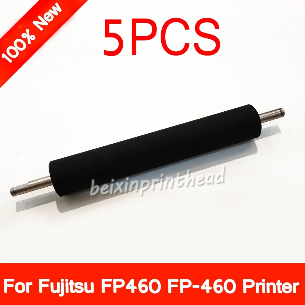5x/set 100% New Platen Rubber Roller  For Fujitsu FP460 FP-460 Thermal Printer