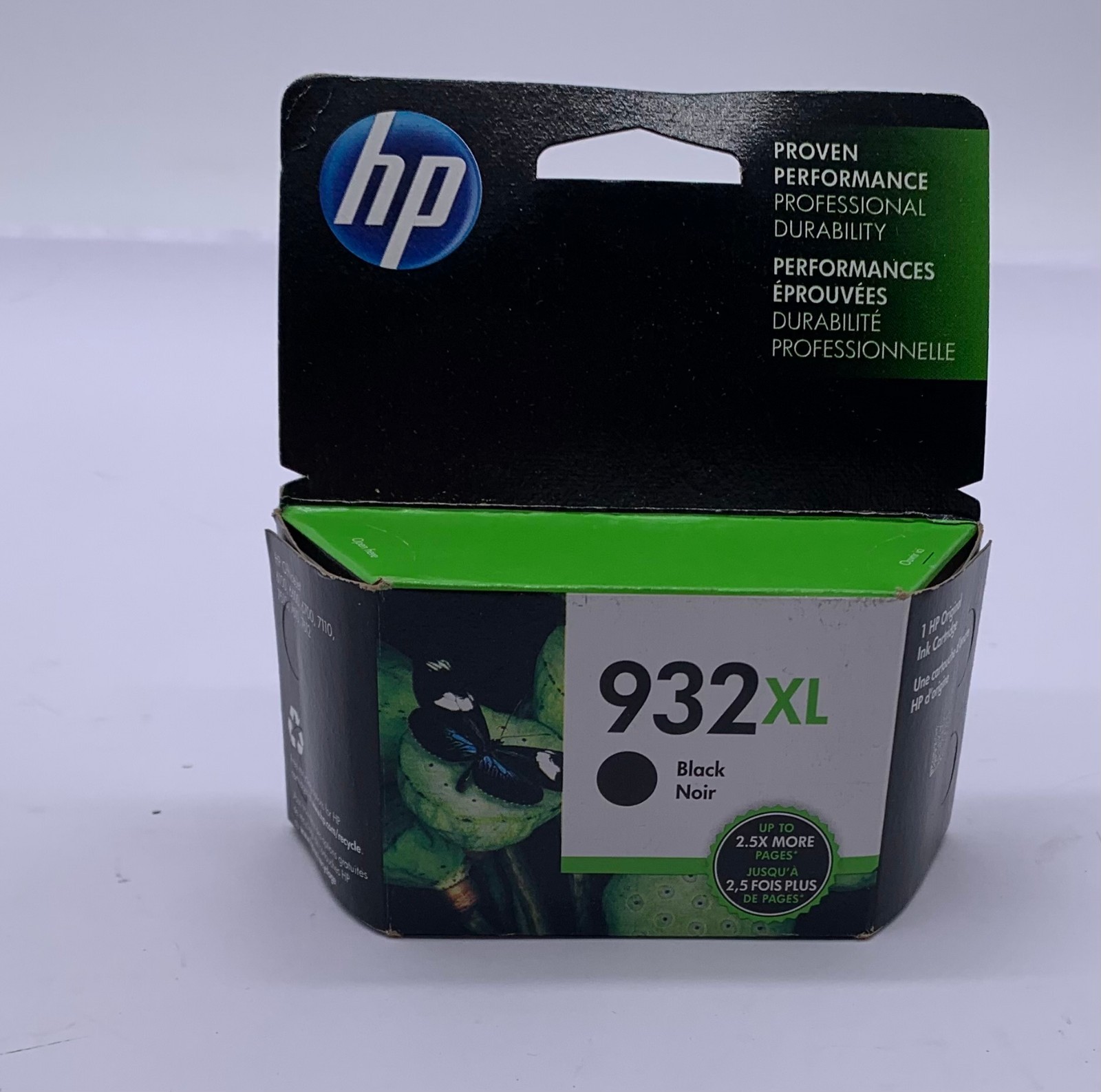 Genuine HP 932XL High Yield Black Original Ink Cartridge, CN053AN, expired
