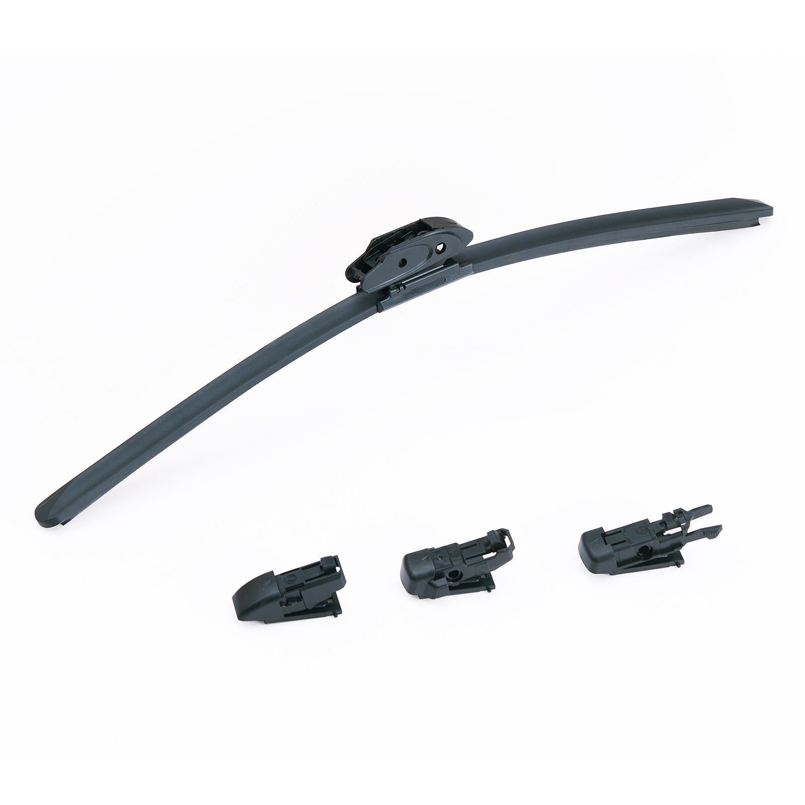 26" Rubber Wiper Blades, 66 cm Universal Replacement Wind Shield Wiper, Low Noi