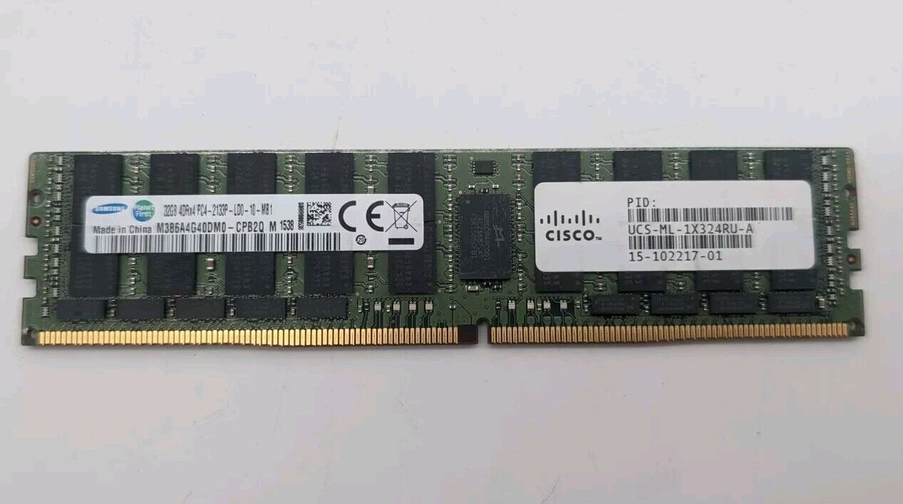 M393A4K40BB0-CPB SAMSUNG 32GB (1X32GB) 2RX4 DDR4 PC4-2133P Server Memory