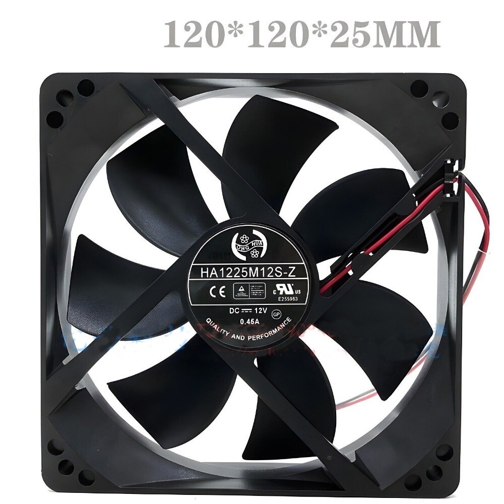 HA1225M12S-Z 12V 0.45A 120*120*25MM 12CM chassis power cooling fan