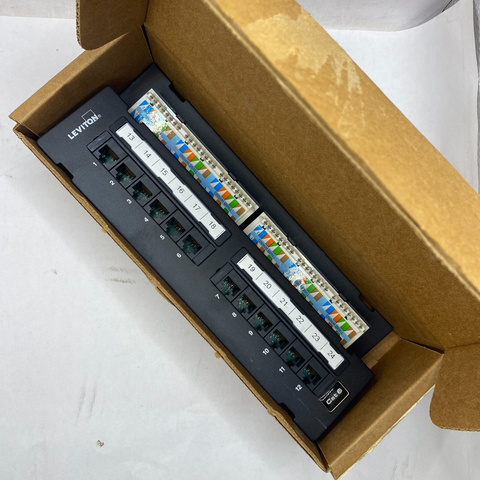 Ortronics OR-PMP5E1289 12PORT,110,MINI PATCH 89D T568A/B CLARITY CAT 5E🔔