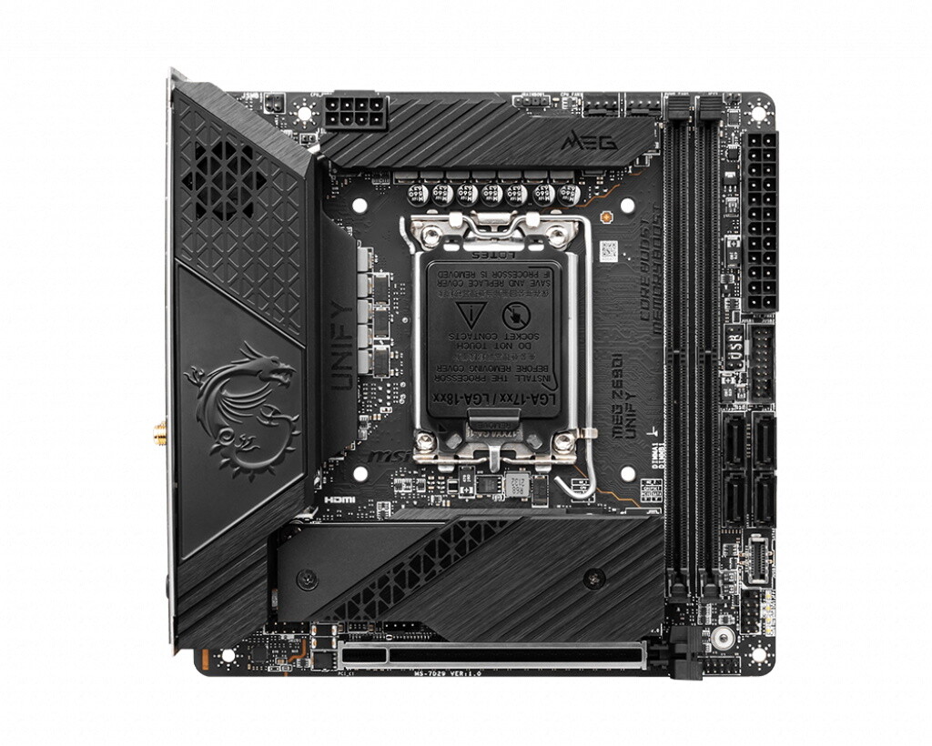 FOR MSI  Mini-ITX MEG Z690I UNIFY Motherboard DP+LGA1700 64GB DDR5