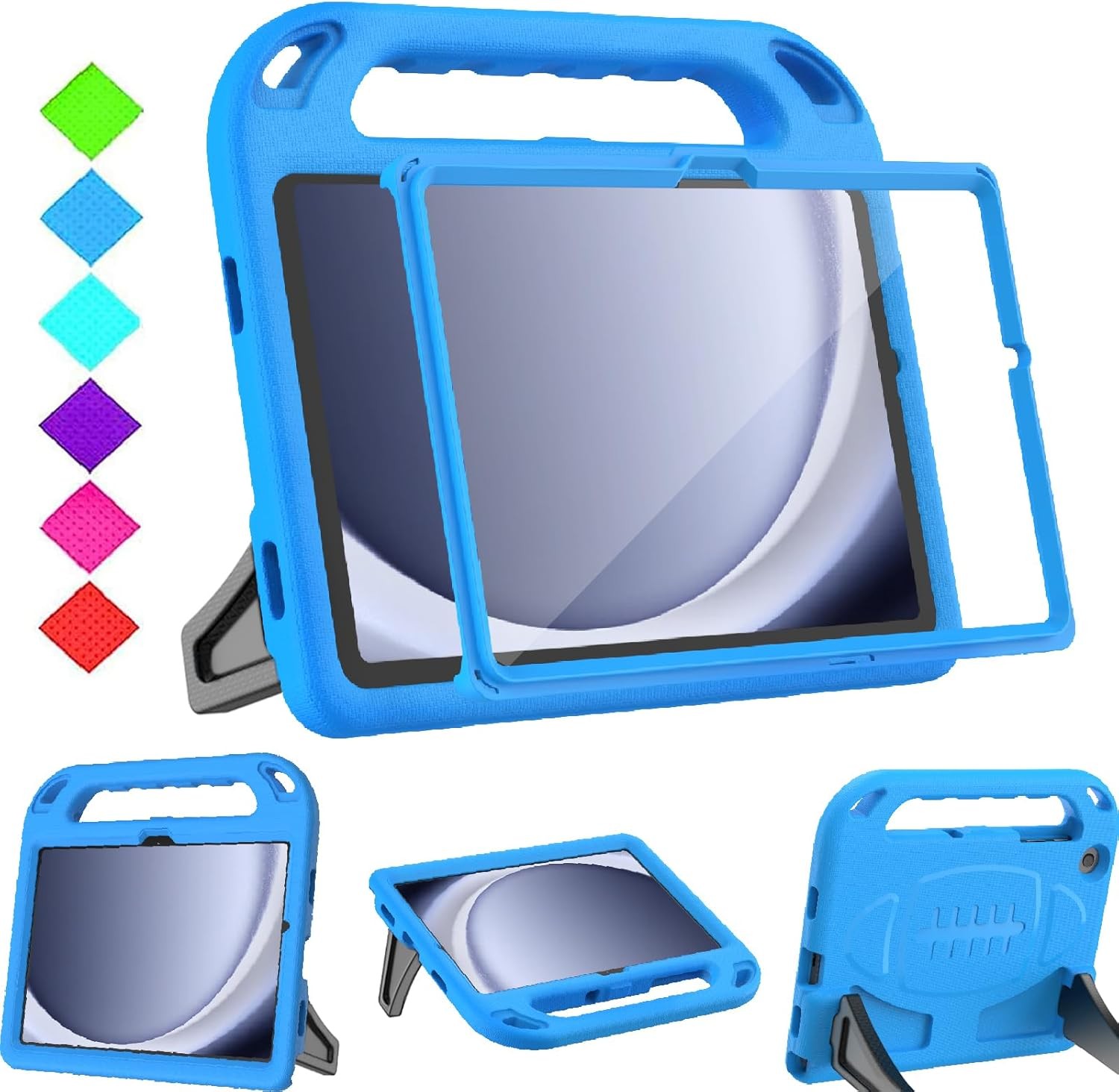 BMOUO Kids Case for Samsung Galaxy Tab A9+/A9 Plus 11 Inch 2023 Blue 