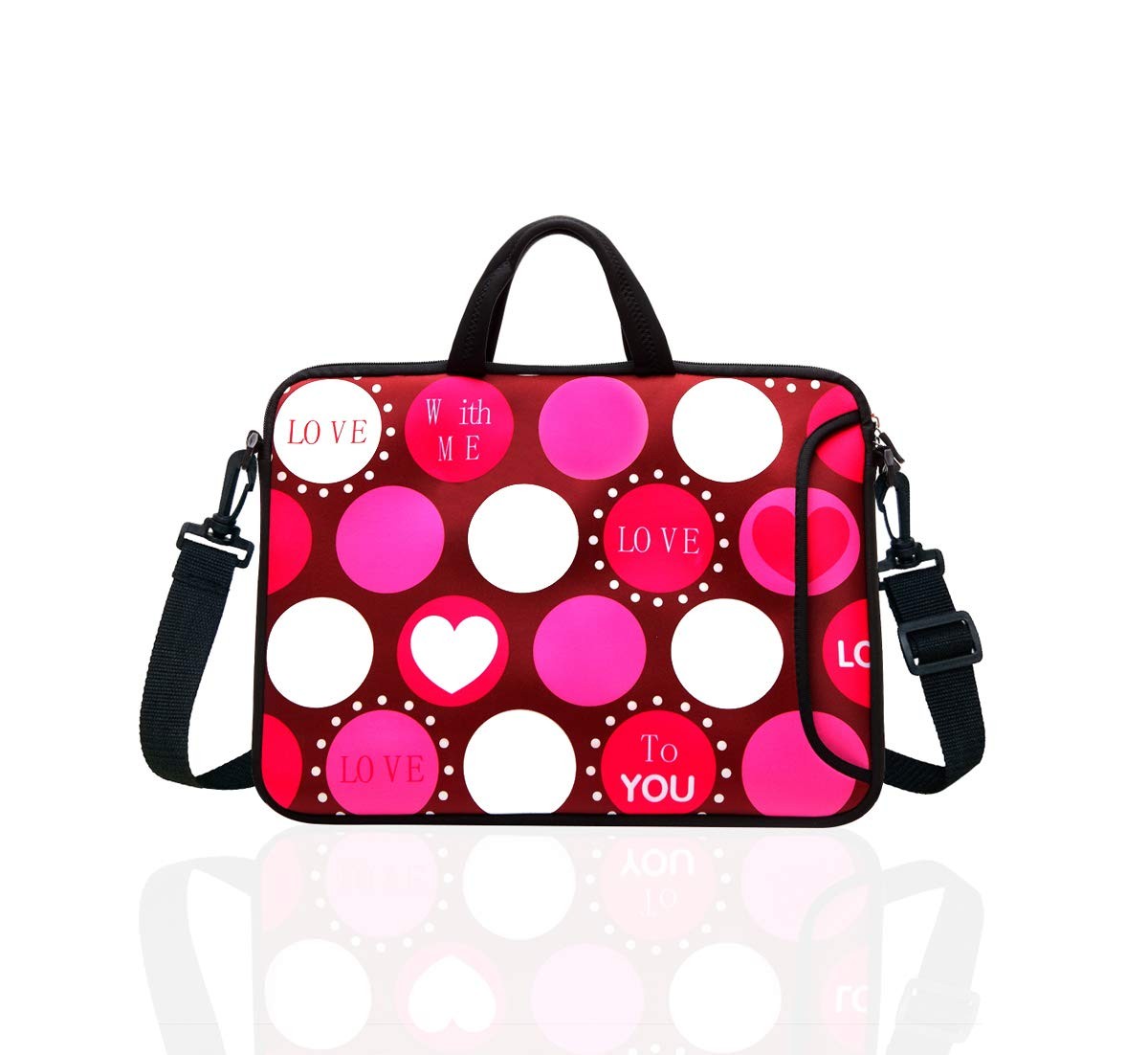 10-Inch Laptop Shoulder Bag Sleeve Case with padded handle for 9.6” 9.7" 10" ...
