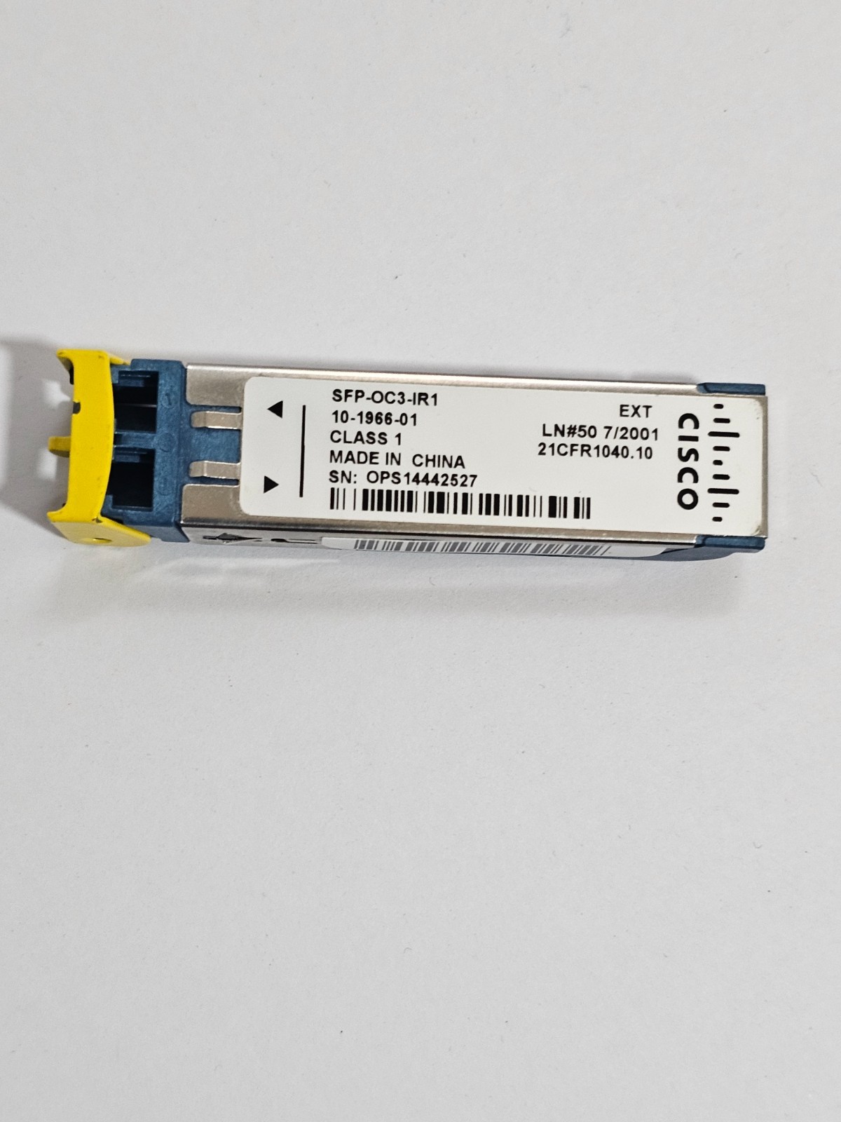 Cisco SFP-OC3-IR1 SFP OC-3/STM-1 Intermediate-Reach 155MBps 15km Genuine