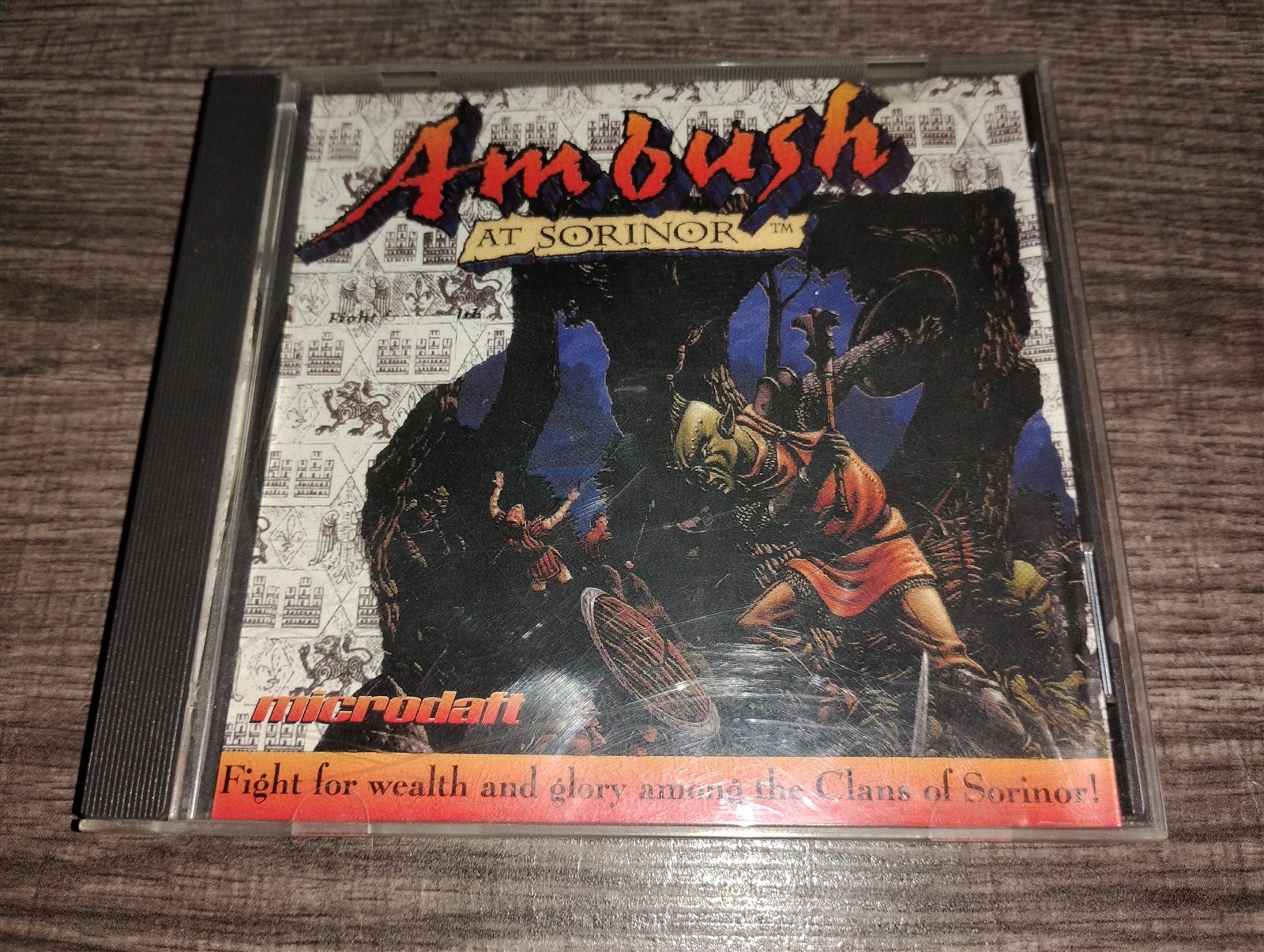 Ambush At Sorinor PC CD-ROM Mindcraft Software Microdaft 1992 Game for MS-DOS