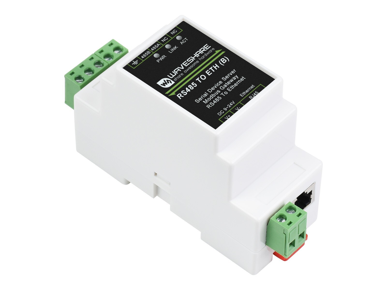 Waveshare Industrial serial server RS485 to RJ45 Ethernet TCP/IP  to Serial