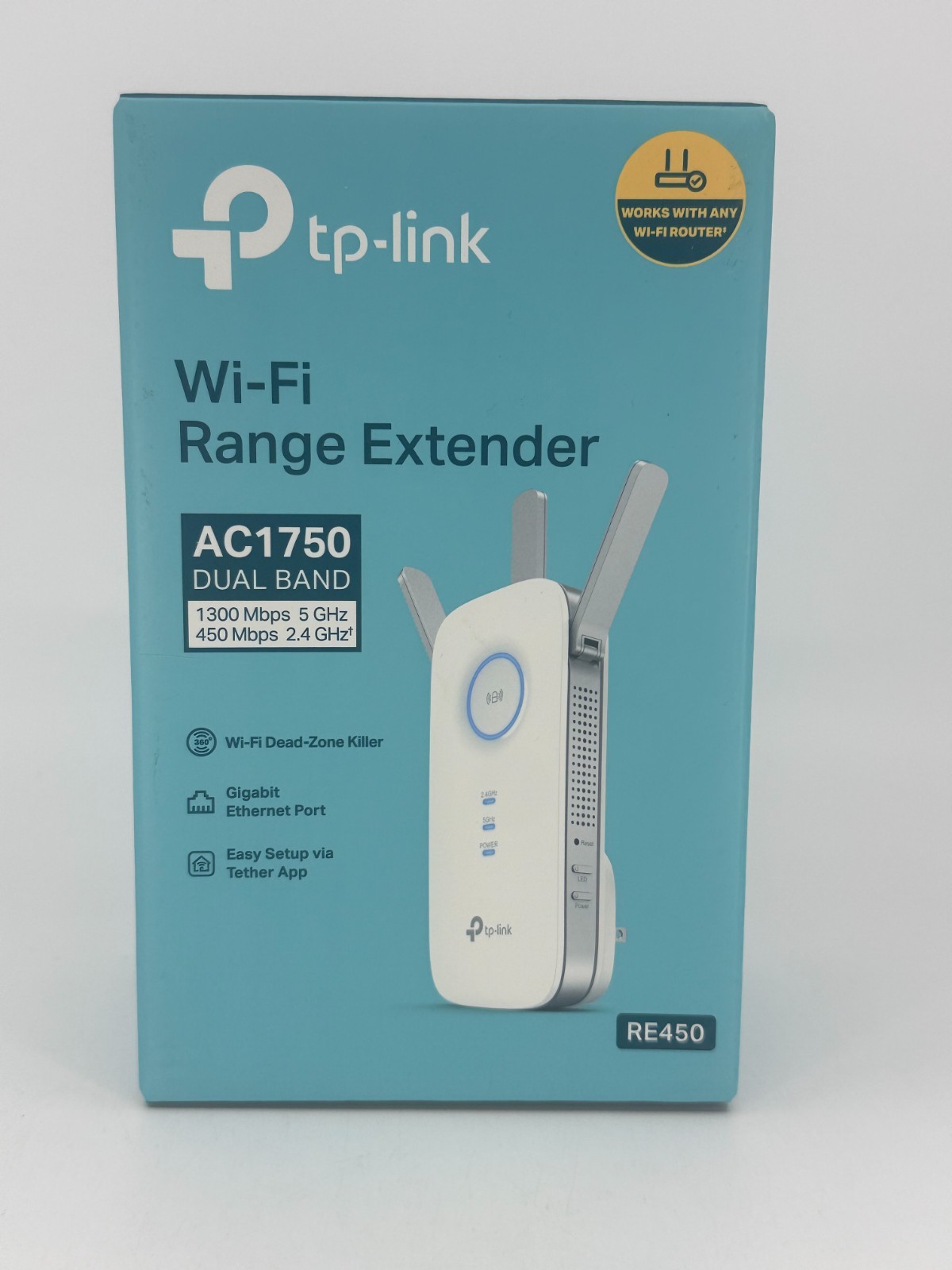 NEW In Box TP-Link AC1750 Wi-Fi Range Extender RE450 Dual Band WiFi High Speed