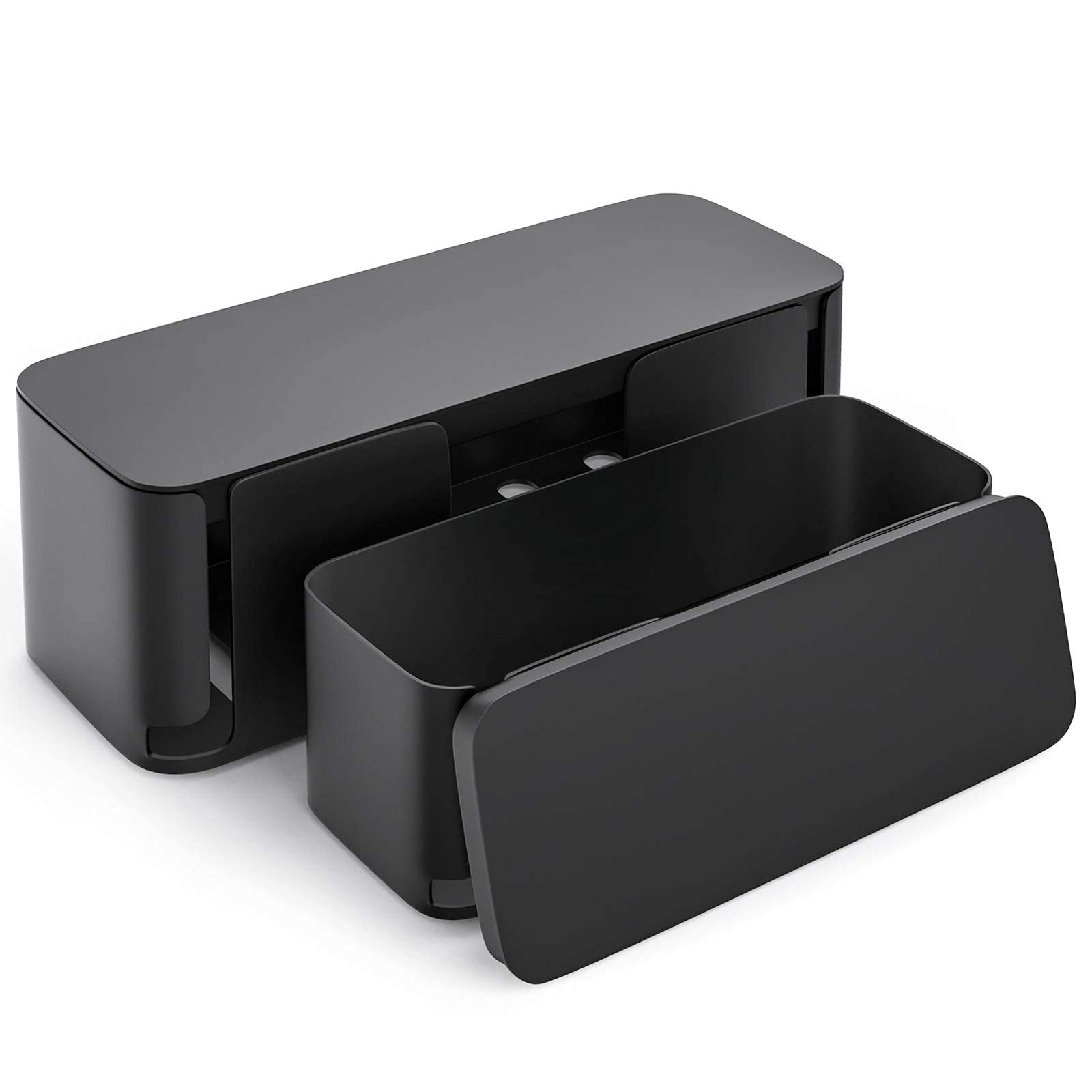 Best YECAYE 2 Pack Cable Management Box, Pet Friendly Box Organizer for Home