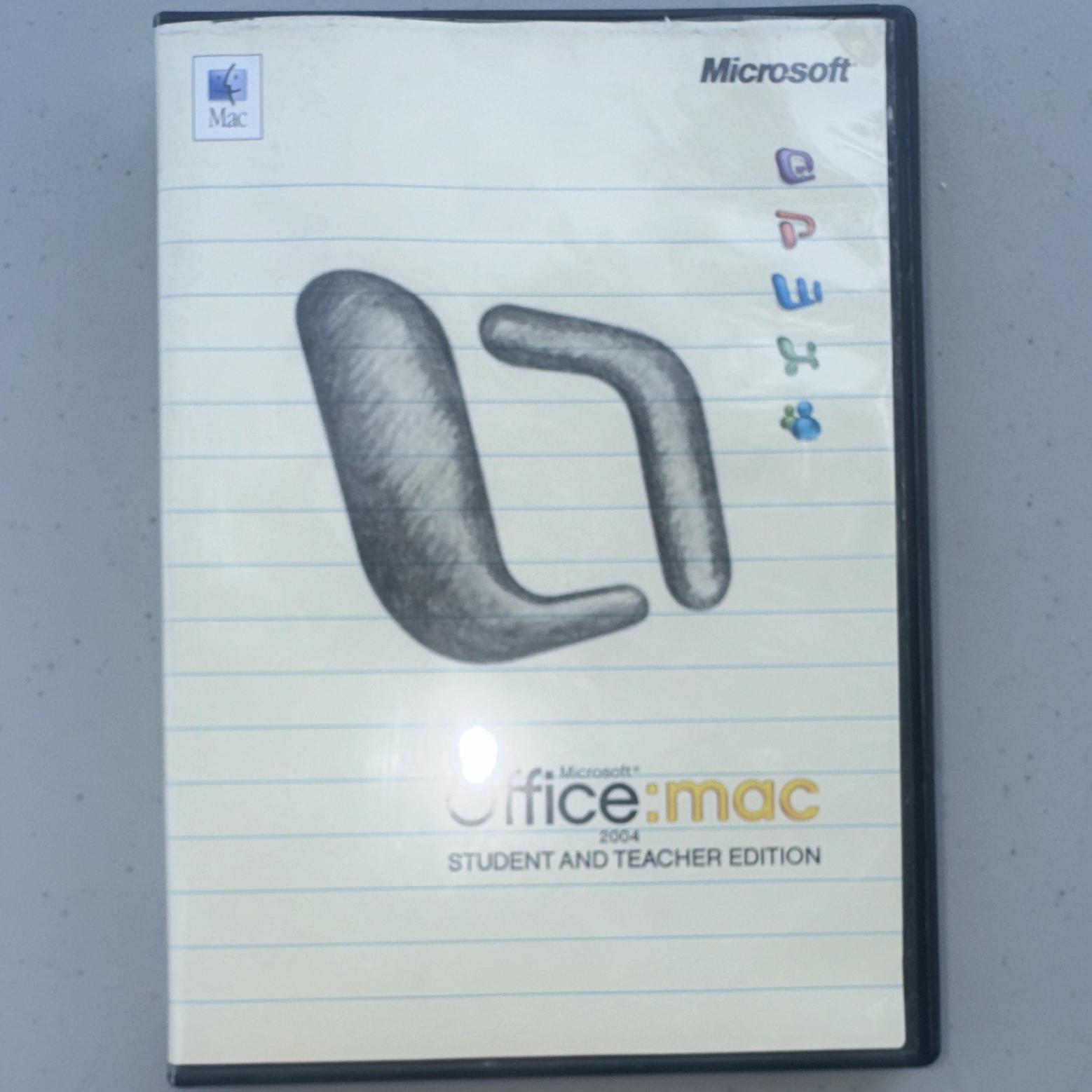 Microsoft Office 2004 for Mac Student & Teacher Academic CD Manual English