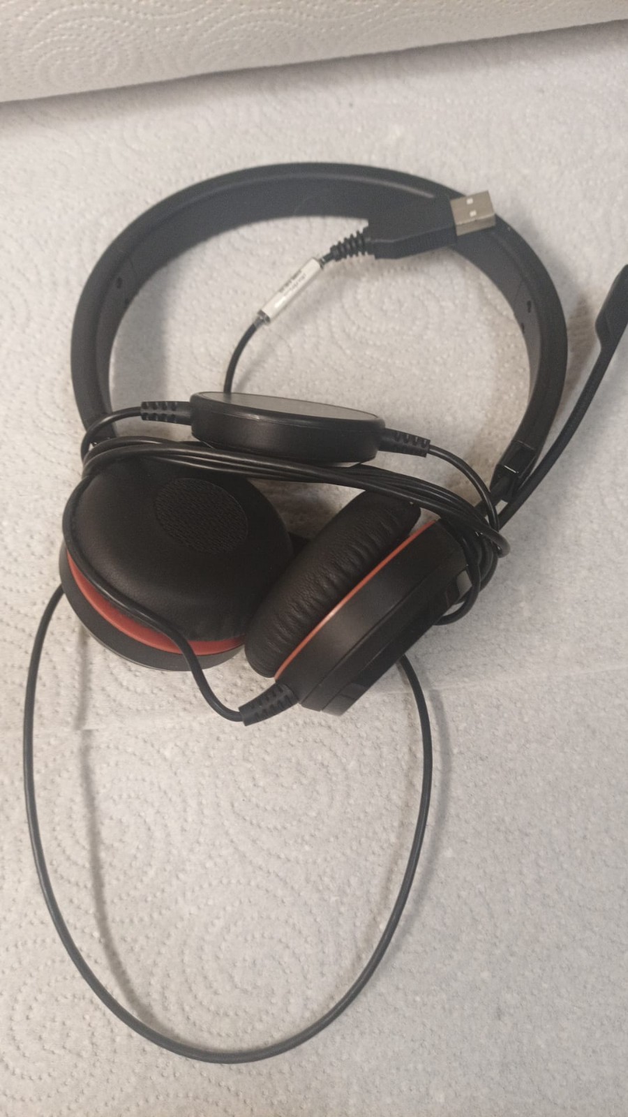  Jabra GN USB Evolve HSC016 Stereo Headset Black