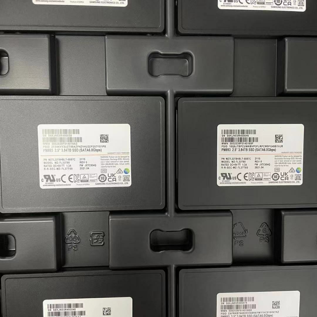 3.84TB PM983 Samsung server SSD U.2 Nvme Pcie MZ-QLB3T80 MZQLB3T8HALS-00007 1pcs