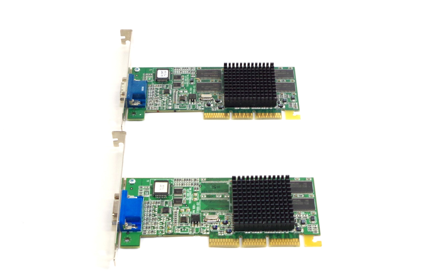 Lot of 2 ATI RAGE Theater SD32M R128P AGP Video Cards