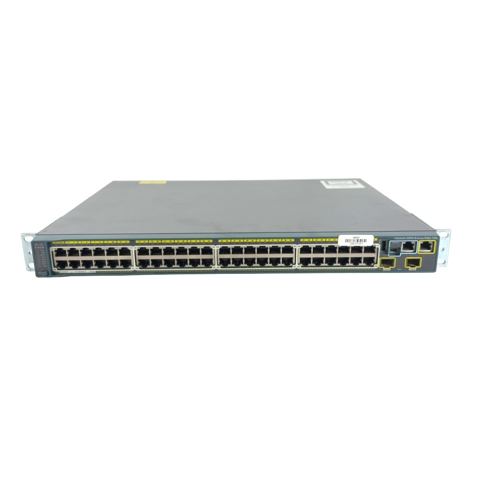 Cisco Catalyst WS-C2960S-48FPD-L 48-Port Gigabit PoE+ 740W 2x 10G SFP+ Switch